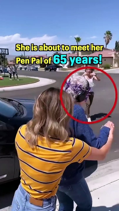 65 years later… they finally meet 🥹😅😂