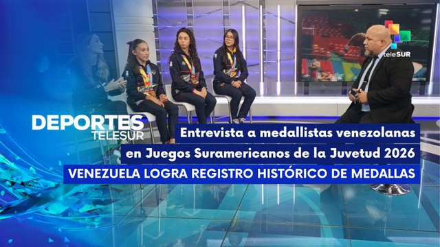 DEPORTES TELESUR | Venezuela | Registro histórico de medallas en los Juegos Suramericanos de la Juventud 2026 28-04-2026