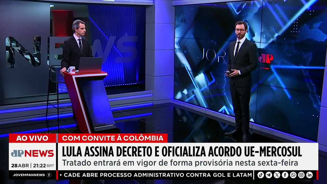 Lula assina decreto que oficializa o acordo entre Mercosul e União Europeia