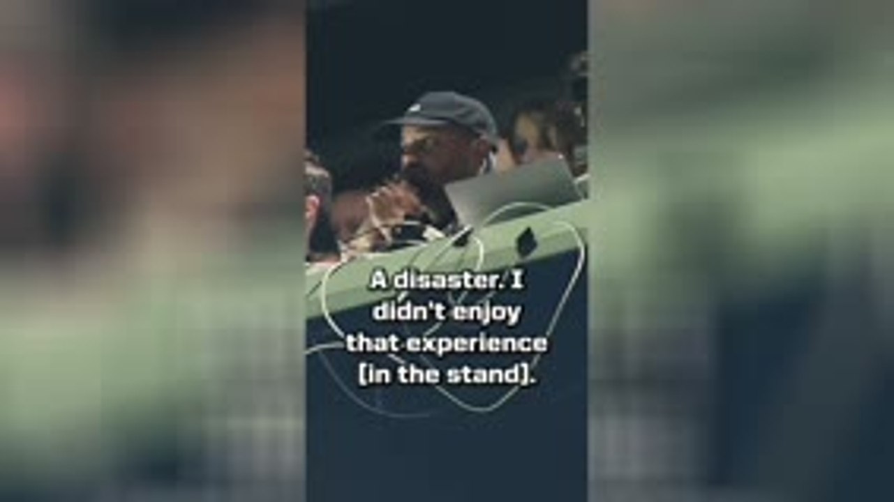 Kompany's 'DISASTER' experience watching from the stands