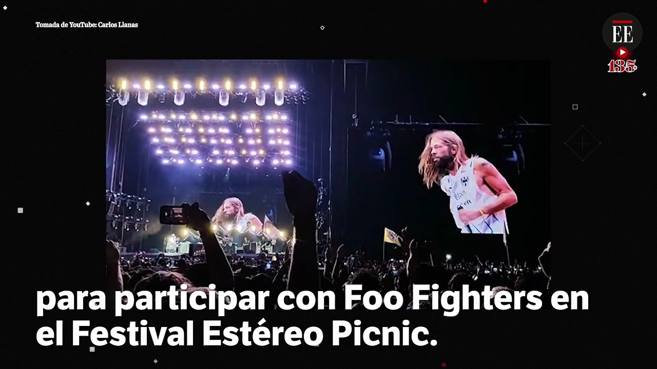 Taylor Hawkins, baterista de Foo Fighters, murió en Bogotá