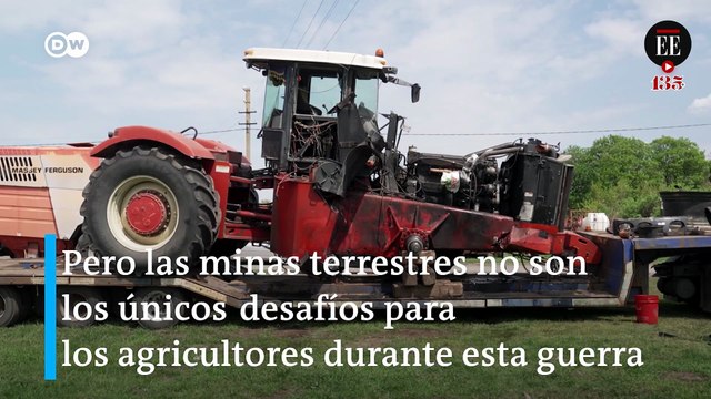 Minas y puertos bloqueados afectan a la agricultura en Ucrania