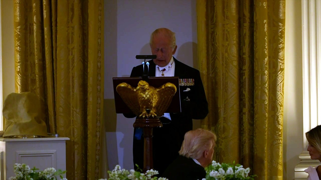 King praises Nato at state dinner
