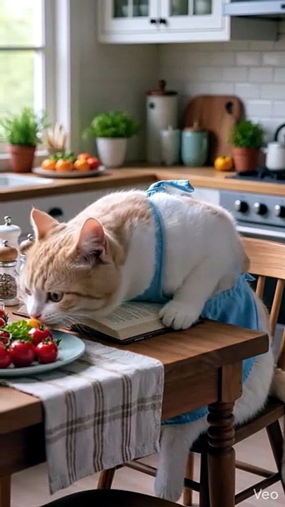 Cat Book Reading ?  #CuteCat #CatLife #KittenLove #MeowMood #FurryFriend #PetCute #CatWorld