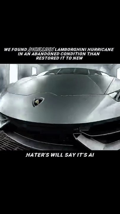 Car restoration video Ai generated car tech