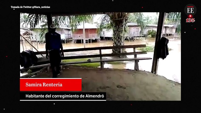 Inundaciones en Chocó dejan más de 50 mil personas damnificadas
