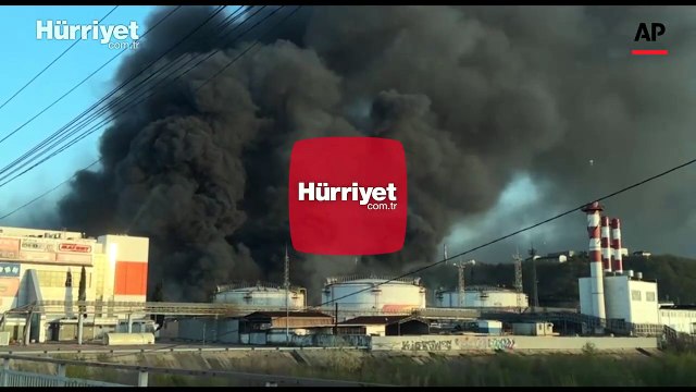 Rusya'nın Tuapse kentindeki petrol rafinerisine saldırı