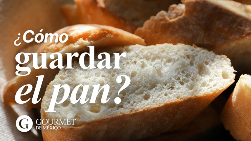¿Cómo guardar el pan correctamente?