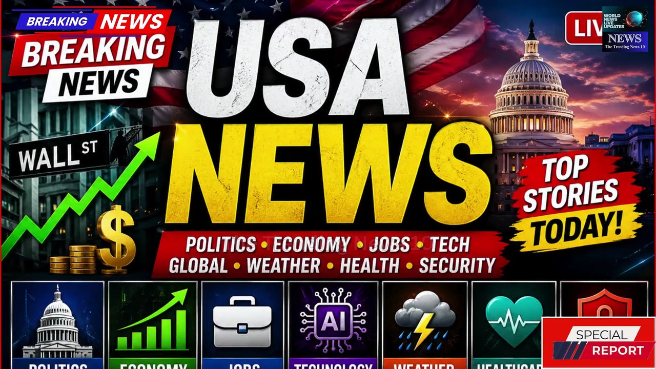 🚨 USA Breaking News Today 🇺🇸⚡ Biggest updates shaking America right now!