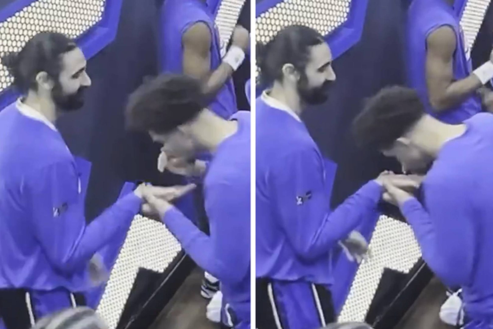 El vídeo que sonroja a la NBA: dos jugadores simulan cortar y esnifar droga antes de jugar