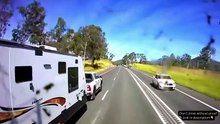 dash cam car crash - front and back dash cam
