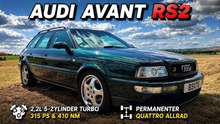 Audi Avant RS2: 5-Zylinder Turbo und quattro-Performance
