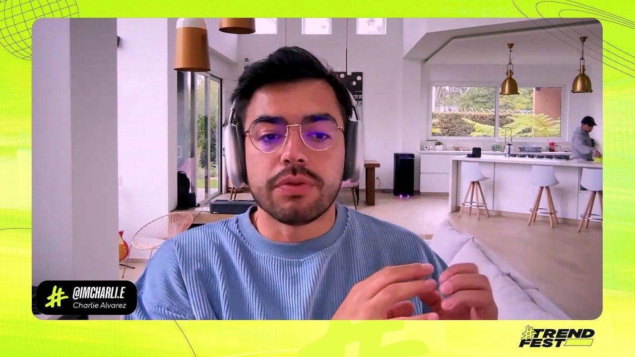 Charlie Alvarez conversó con TrendFest sobre lo que significa ser un generador de contenido profesional