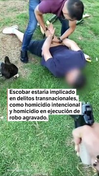 Carlos Escobar, ficha clave del Tren de Aragua, fue capturado en Bogotá