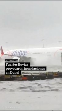 Dubai: fuertes lluvias provocaron inundaciones en la ciudad