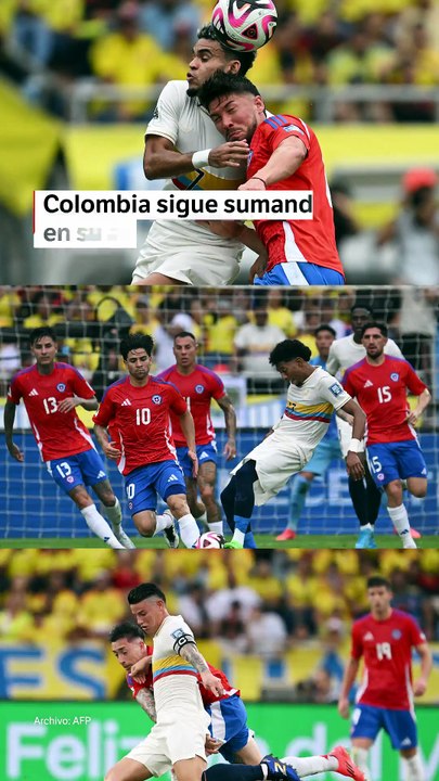 Colombia le ganó 4-0 a Chile en la décima fecha...