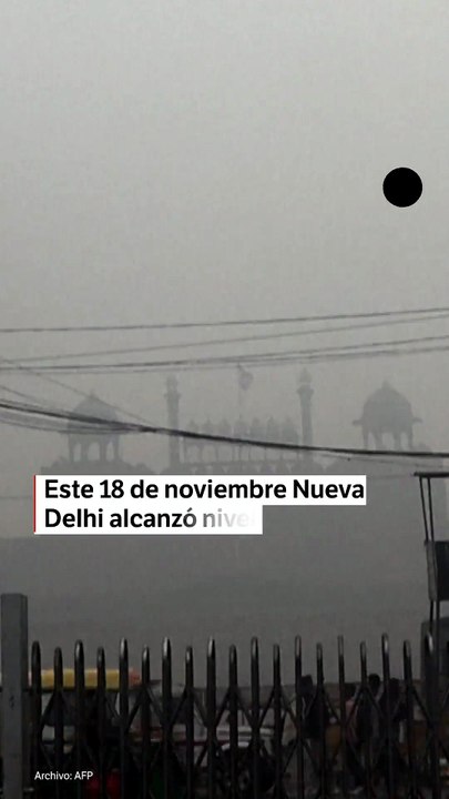Contaminación en India: cierran colegios en Nue...