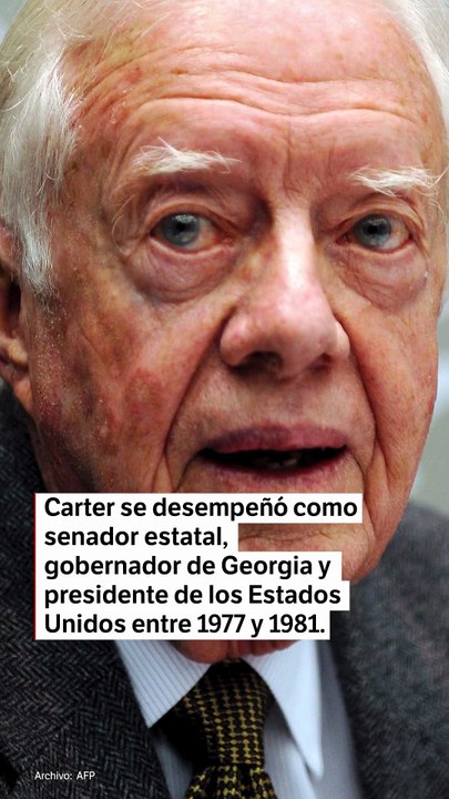 Murió Jimmy Carter, expresidente de Estados Unidos, a los 100 años