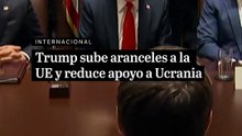 Trump afirma que la UE se formó para perjudicar a EE. UU. y destaca su presidencia