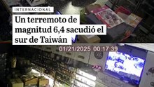 Un terremoto de magnitud 6,4 sacudió el sur de Taiwán