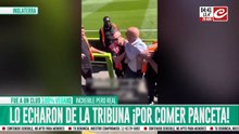 Visitó un estadio vegano... ¡y lo expulsaron por comer panceta en la tribuna!