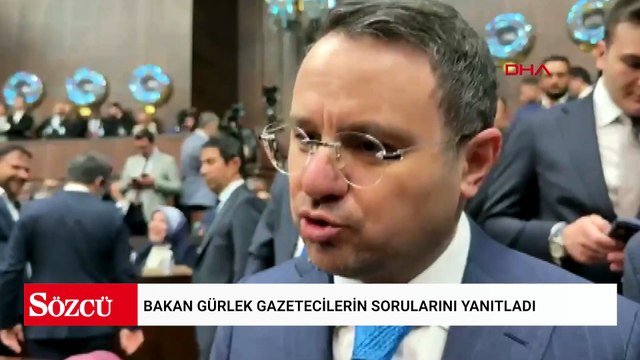 Bakan Gürlek gazetecilerin sorularını yanıtladı