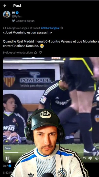 🤯 «  José Mourinho est un assassin » On a beso...