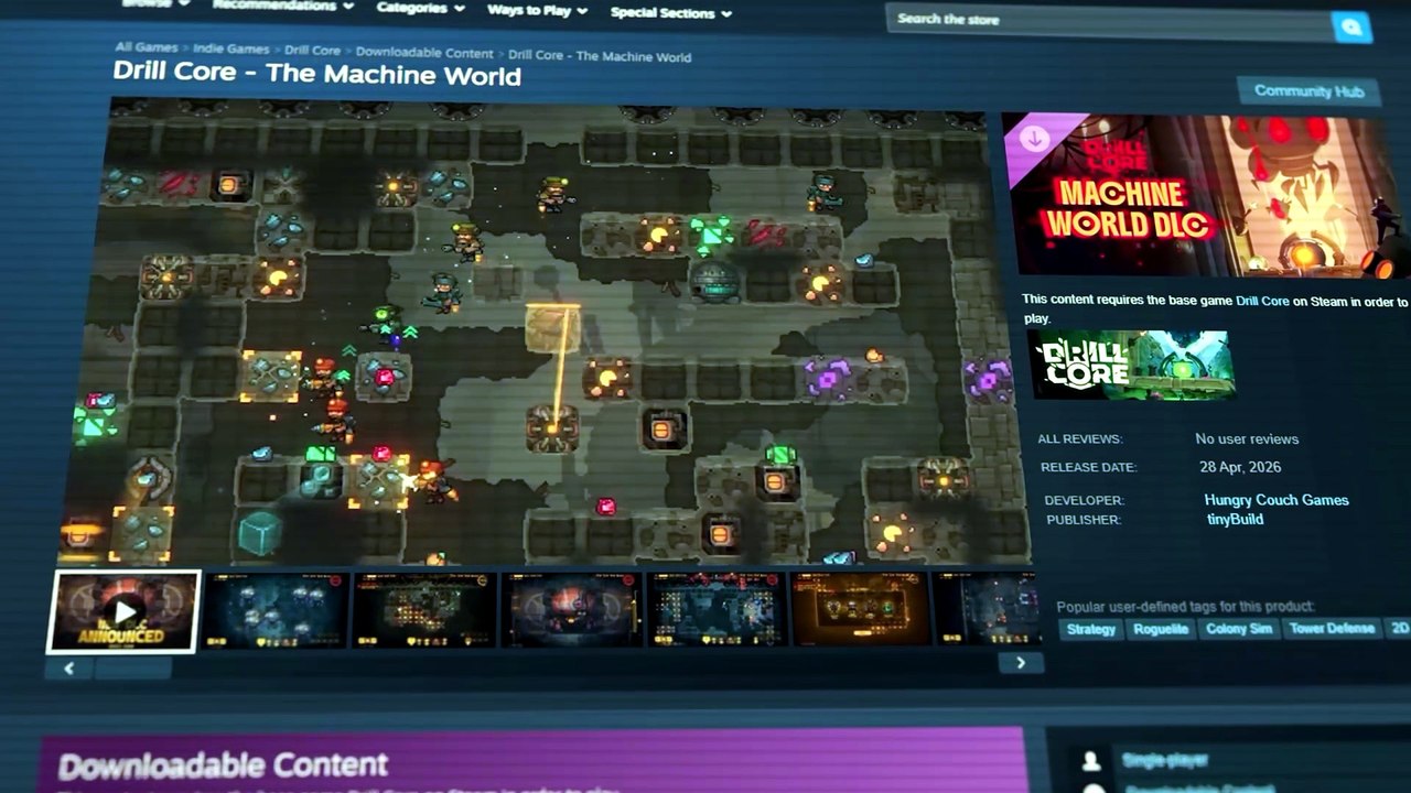 Drill Core - Machine World Trailer
