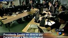 Santos espera que Uribe no esté decepcionado de él