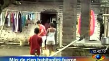 Evacuados en Candelaria Valle
