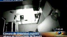 Robo en restaurante de Bogotá