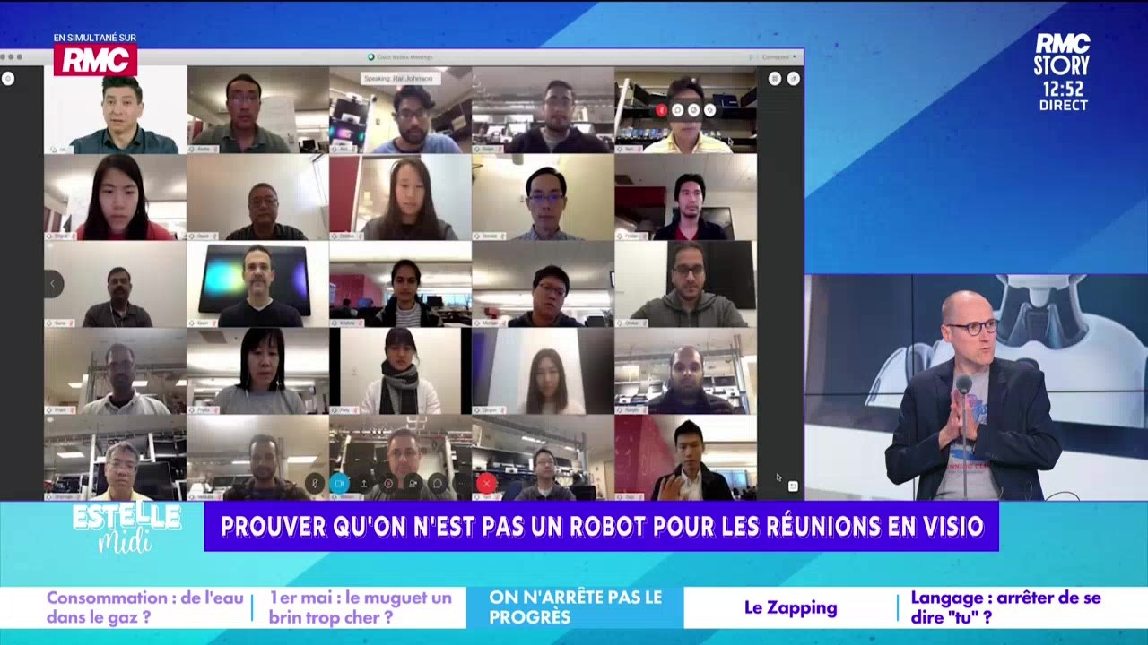 On n'arrête pas le progrès : Prouver qu'on n'est pas un robot pour les réunions en visio - 29/04