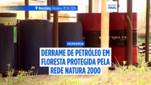 Derrame de petróleo pode afetar água canalizada na Hungria