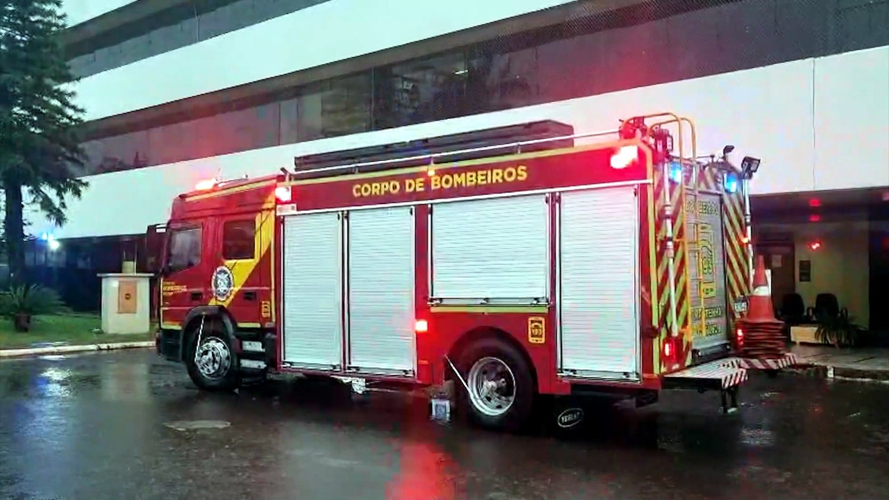 Bombeiros são acionados em princípio de incêndio no Fórum de Cascavel