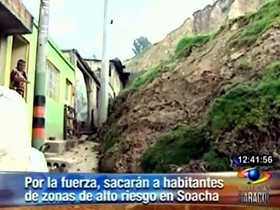 Evacuarán alto riesgo en Soacha