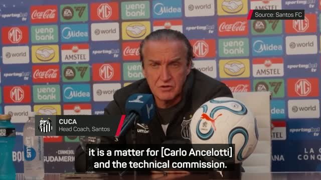 Santos coach pleased to see Argentina fans cheering for Neymar