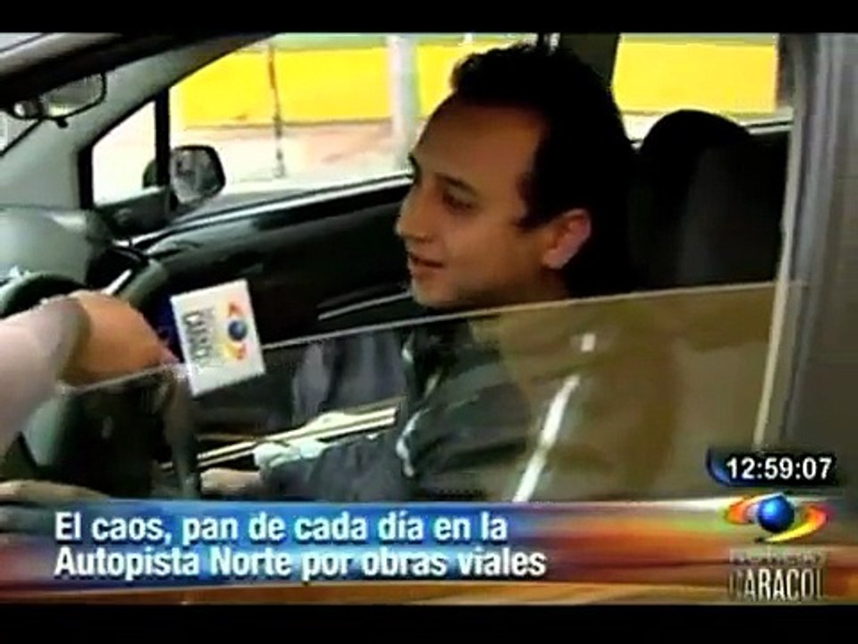 Trancón autopista norte