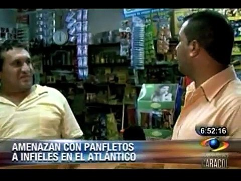 Panfletos amenazantes