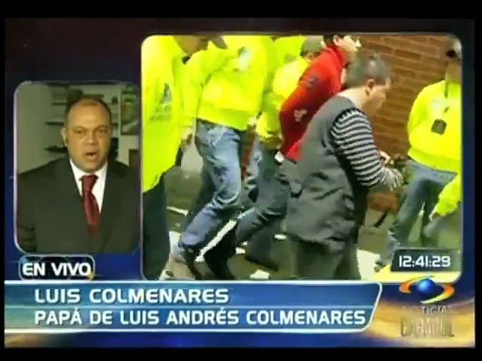 Luis Colmenares se refiere a la captura de Carlos Cárdenas