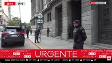 Así llegaba Adorni al Congreso