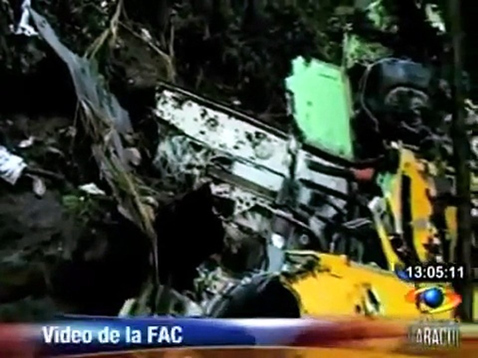 Helicóptero caído