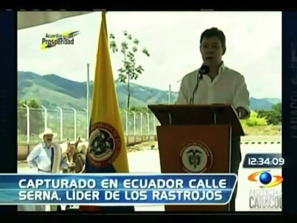 Captura de Juan Carlos Calle Serna