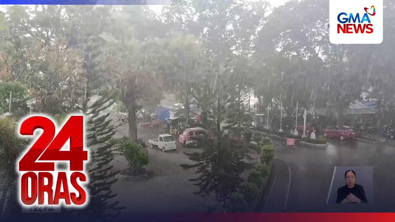 Ilang lugar ang inulan at nakaranas pa ng hailstorm, sa gitna ng tumitinding init sa halos buong bansa | 24 Oras