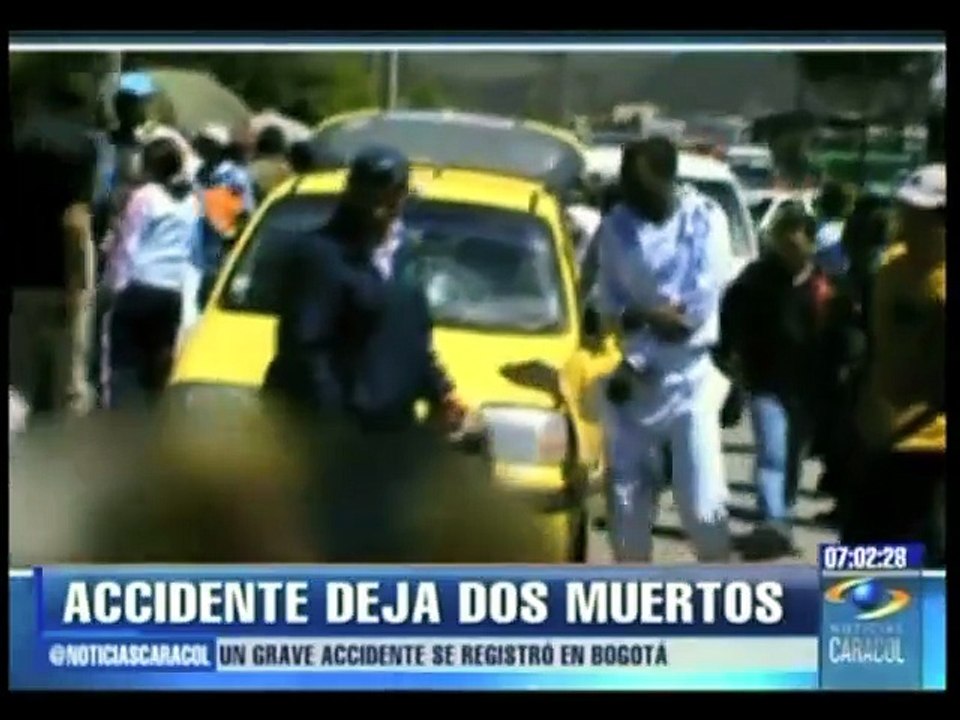 Accidente deja dos muertos