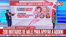 La "barra" que juntó Milei para apoyar la exposición de Adorni en el Congreso