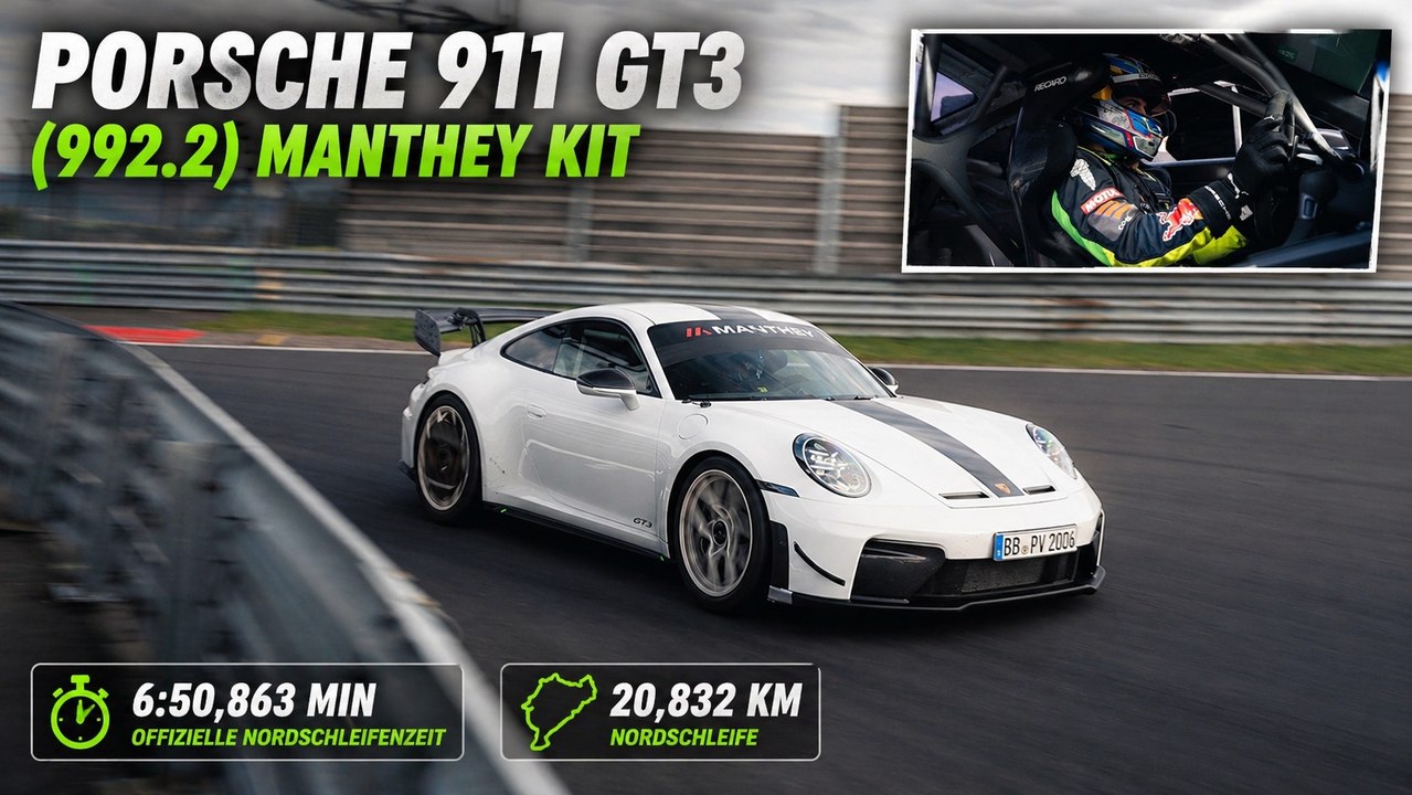 2026 Porsche 911 GT3 (992.2) Manthey Kit | Cockpit-Runde pur