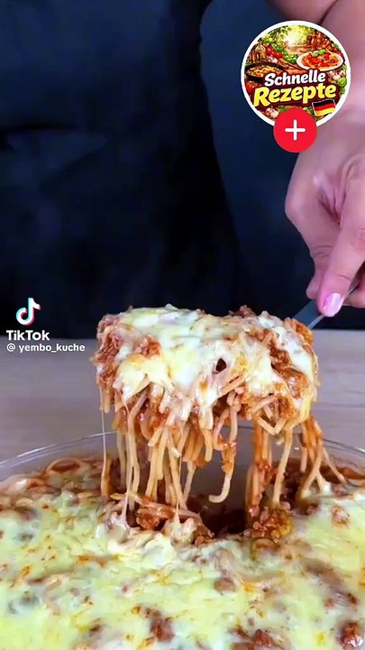 Spaghetti Hackfleisch Auflauf