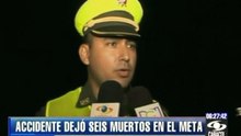 accidente en vía Puerto López-Villavicencio