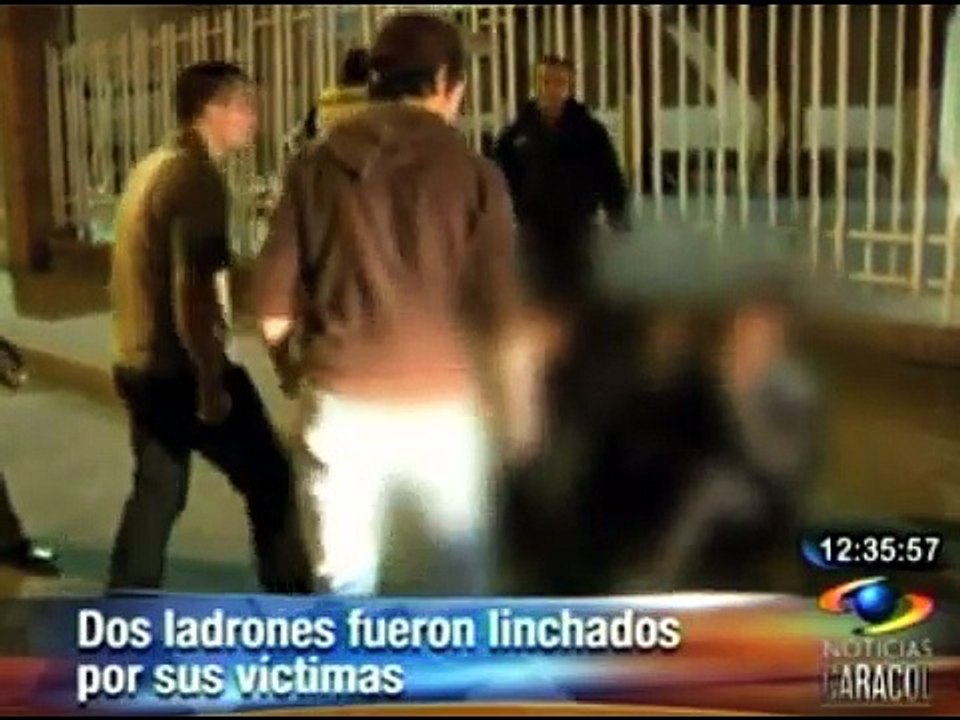 Dos ladrones fueron linchados por sus víctimas
