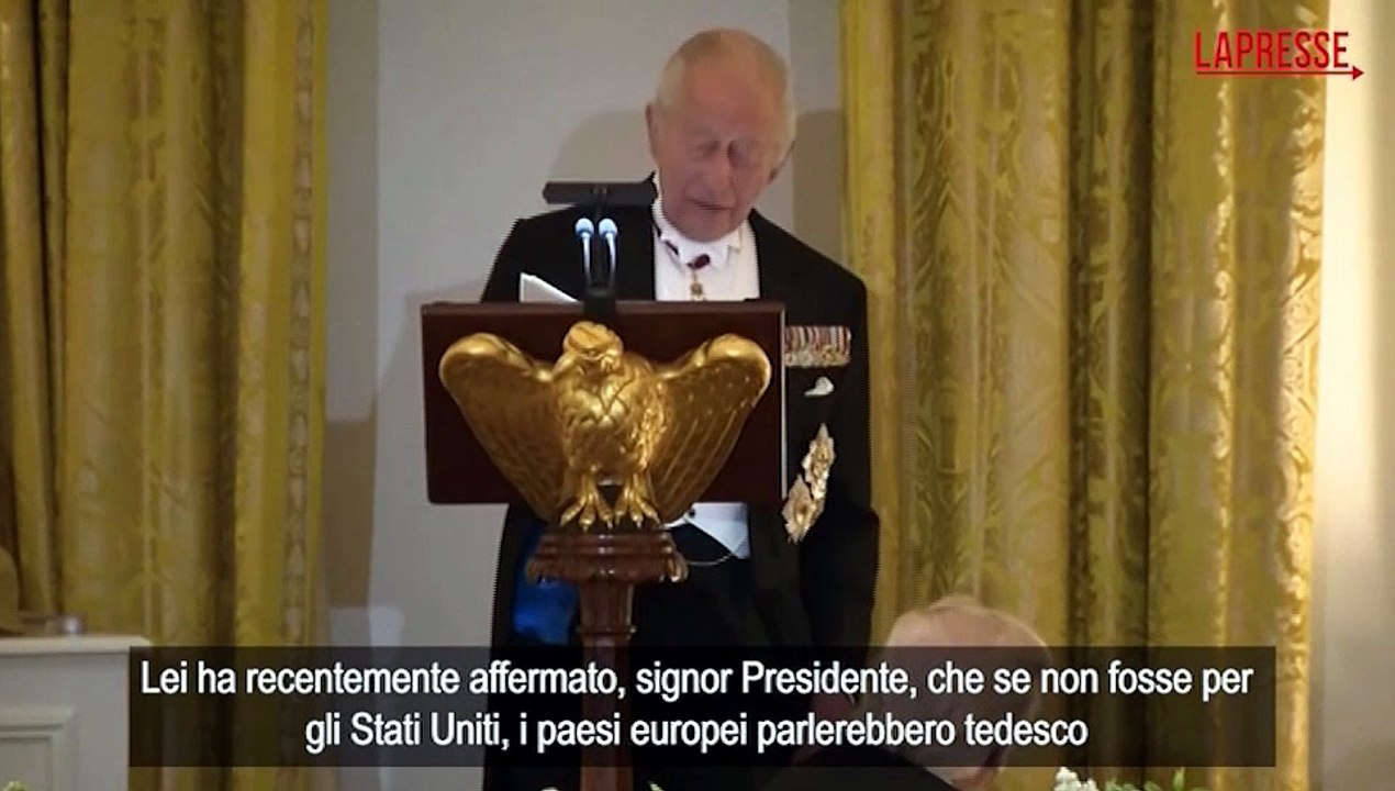 Re Carlo III risponde a Trump: "Se non fosse per noi, oggi parlereste francese"